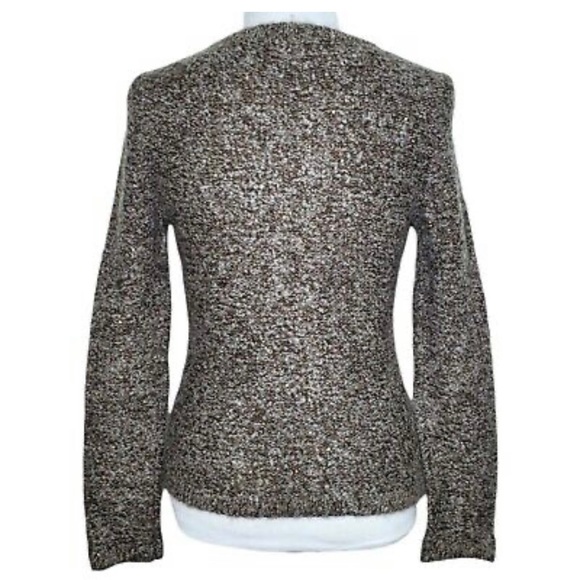 Banana Republic Cardigan M Fine Merino Wool Hook Closure Sequins - Picture 8 of 10